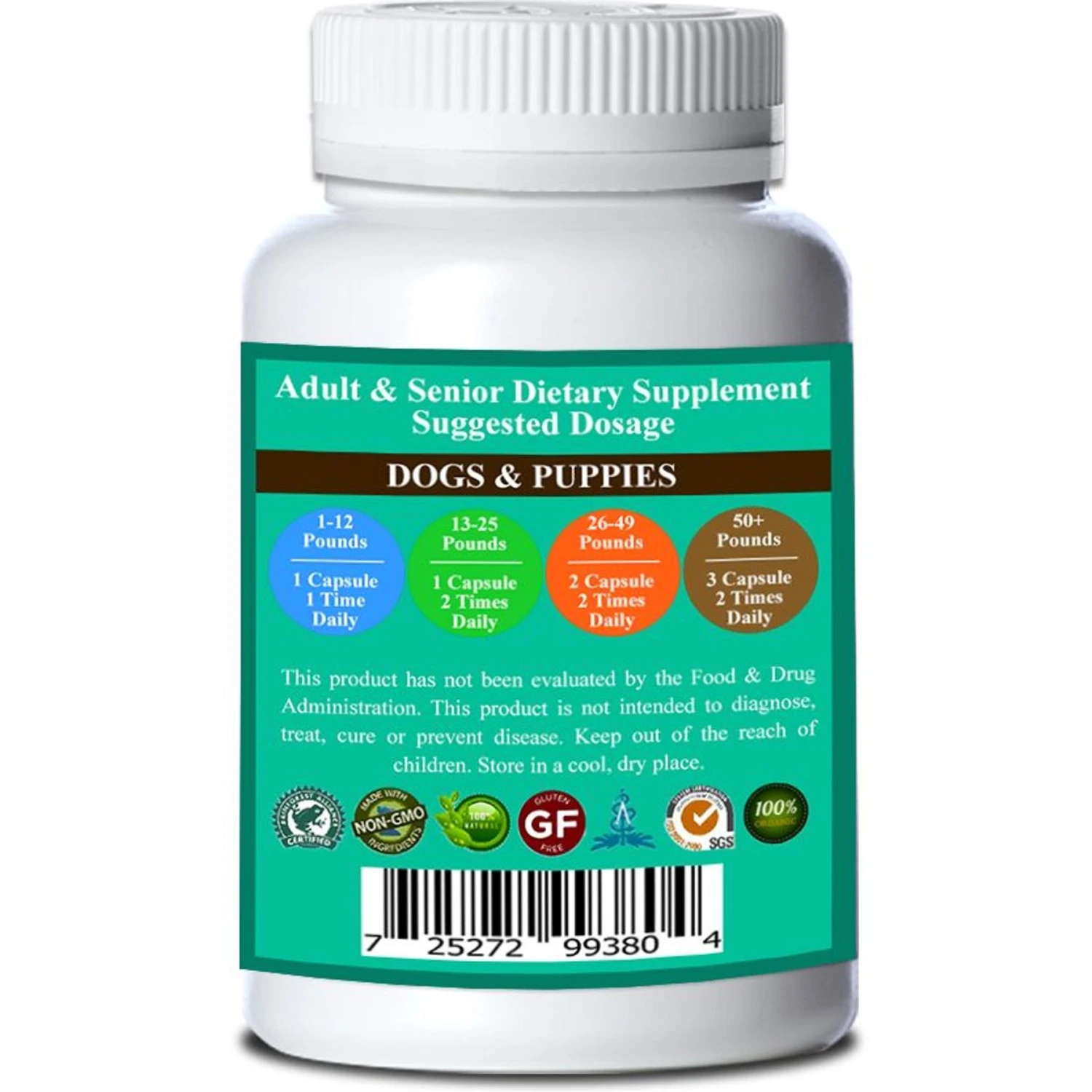 Natura Petz Organics Bionic Body Dog Supplement, 90 Count 2 Natura Petz Organics Bionic Body Dog Supplement, 90 Count - Image 2