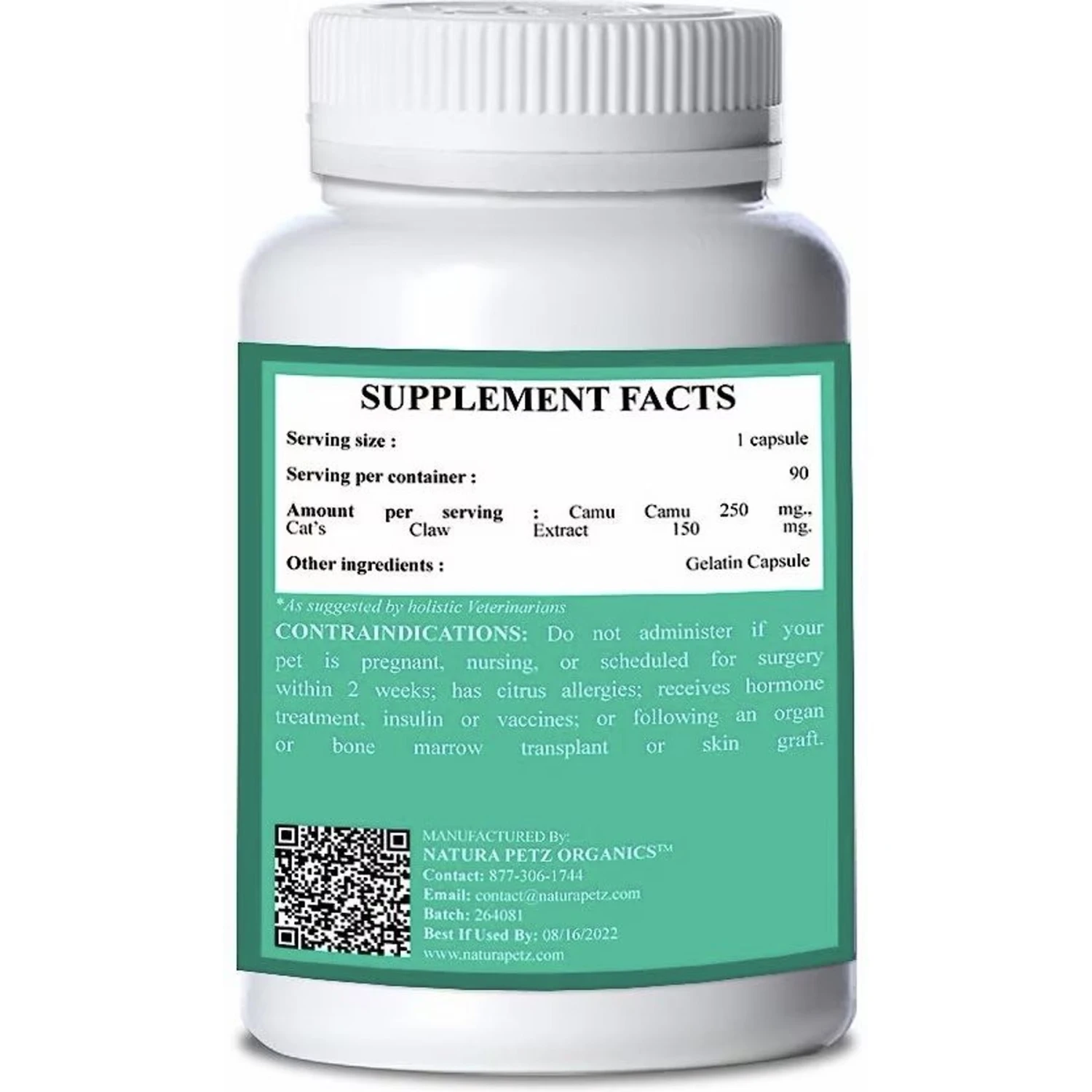 Natura Petz Organics Bionic Body Dog Supplement, 90 Count 3 Natura Petz Organics Bionic Body Dog Supplement, 90 Count - Image 3