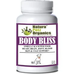 Natura Petz Organics Body Bliss Dog Supplement, 90 Count