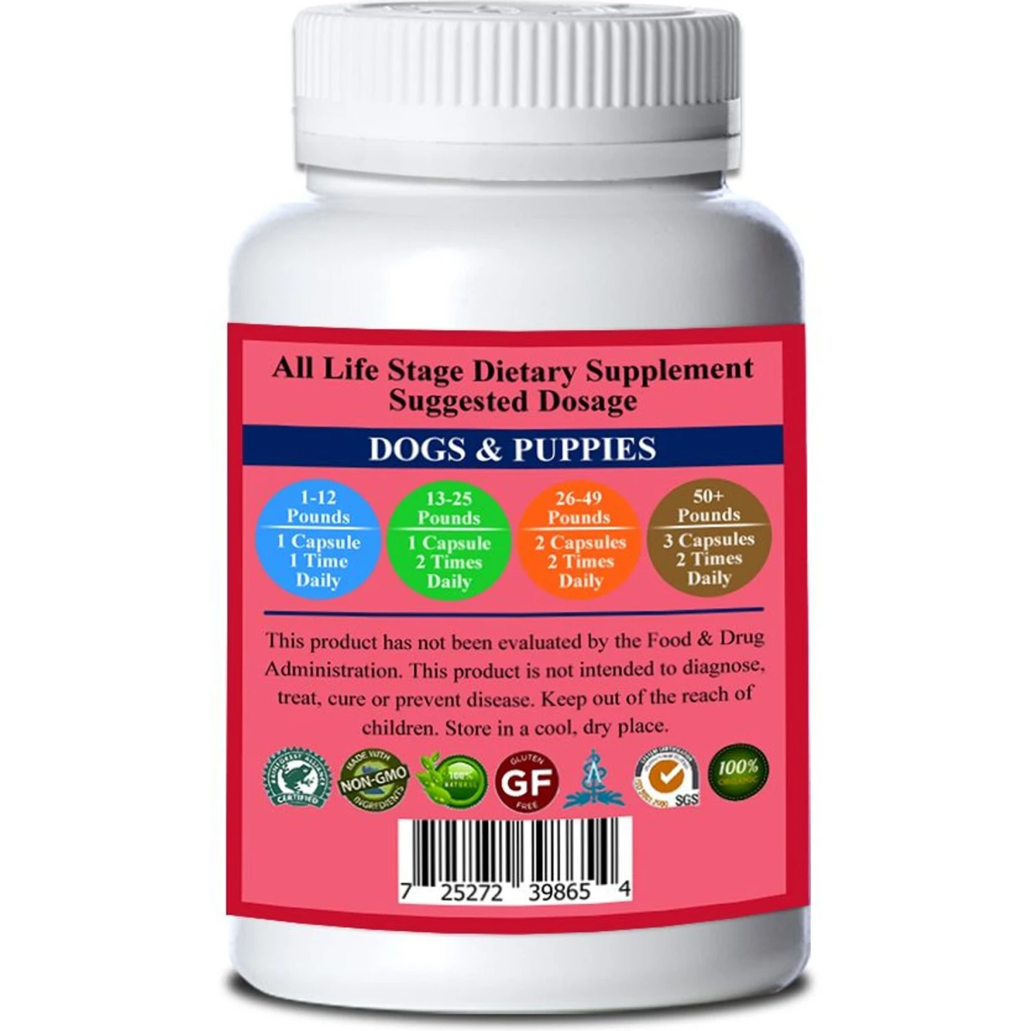 Natura Petz Organics Cell Super Hero Dog Supplement, 90 Count 2 Natura Petz Organics Cell Super Hero Dog Supplement, 90 Count - Image 2