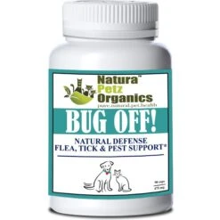 Natura Petz Organics Bug Off! Natural Defense Dog & Cat Supplement