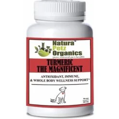 Natura Petz Organics Turmeric The Magnificent Dog Supplement, 90 Count