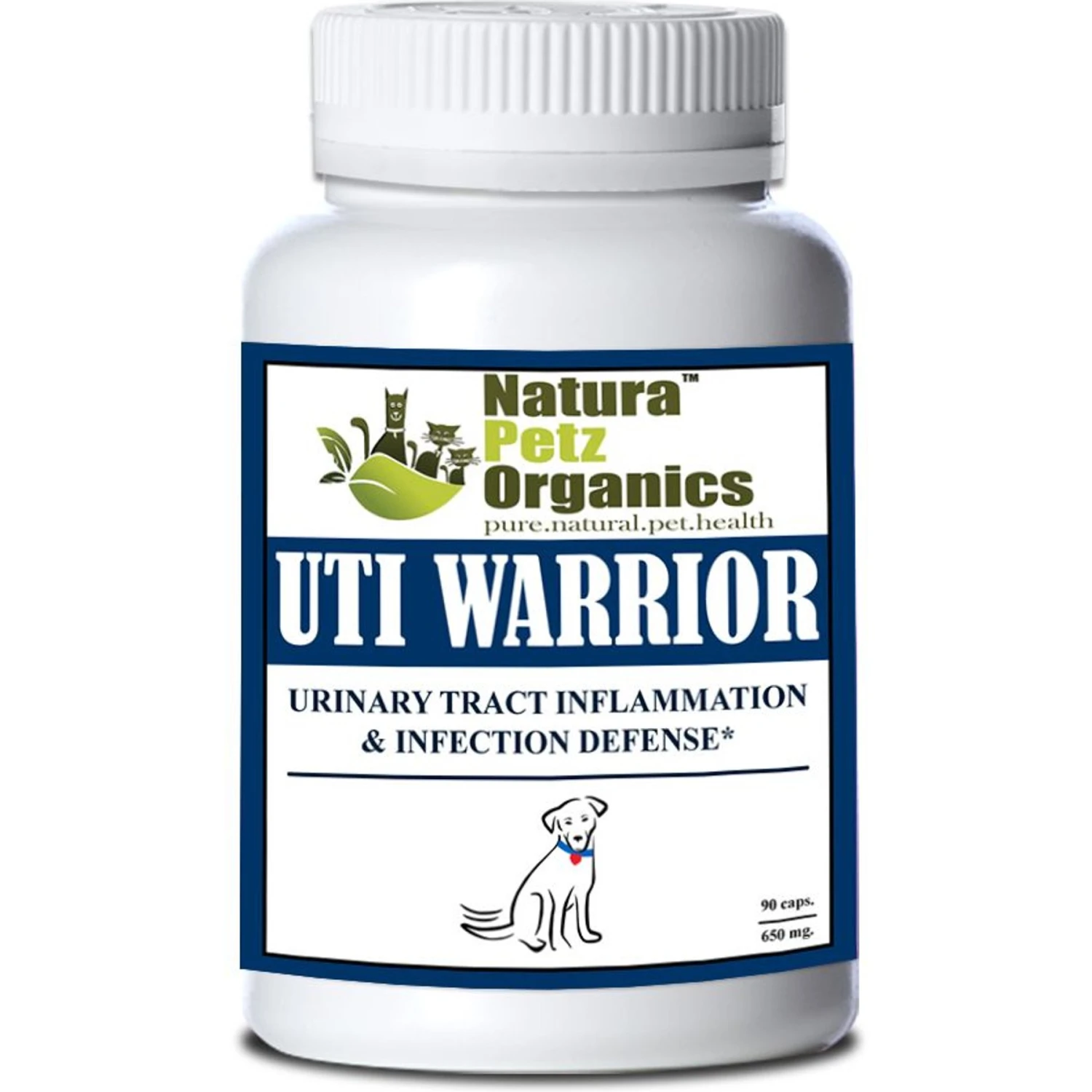 Natura Petz Organics UTI Warrior Dog Supplement, 90 Count 1 Natura Petz Organics UTI Warrior Dog Supplement, 90 Count