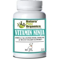 Natura Petz Organics Vitamin Ninja Dog Supplement, 90 Count