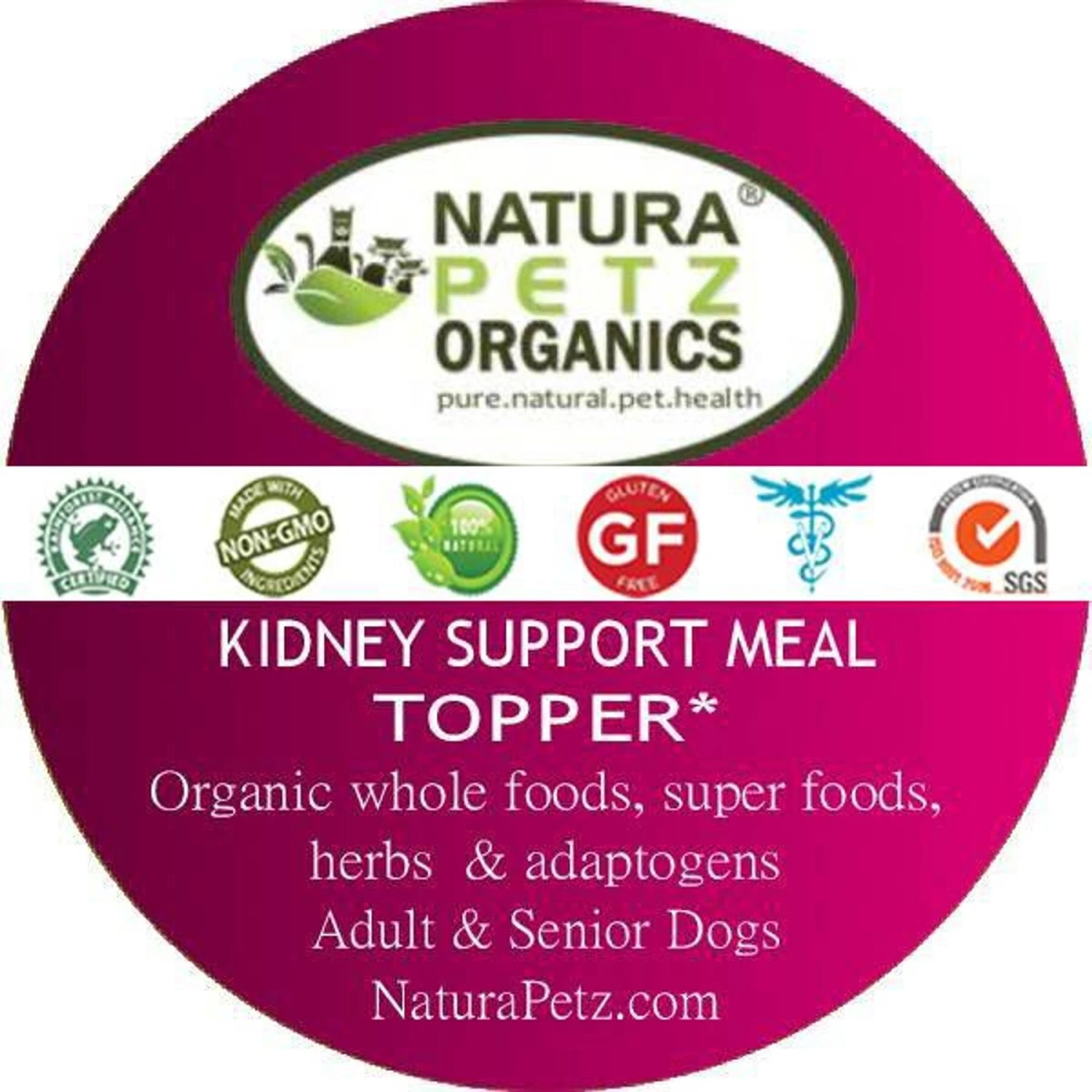 Natura Petz Organics Kidney Support Turkey Flavored Powder Kidney Supplement For Dogs, 4-oz Tin 2 Natura Petz Organics Kidney Support Turkey Flavored Powder Kidney Supplement For Dogs, 4-oz Tin - Image 2