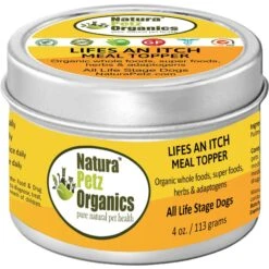Natura Petz Organics Life's An Itch Turkey Flavored Powder Allergy Supplement For Dogs, 4-oz Tin