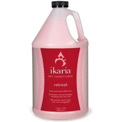 Ikaria Retreat Rose & Sweet Milk Scent Dog & Cat Conditioner, 1-gal Bottle
