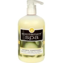 Best Shot Scentament Spa Oatmeal Lemon Vanilla & Jojoba Dog & Cat Conditioner, 16-oz Bottle