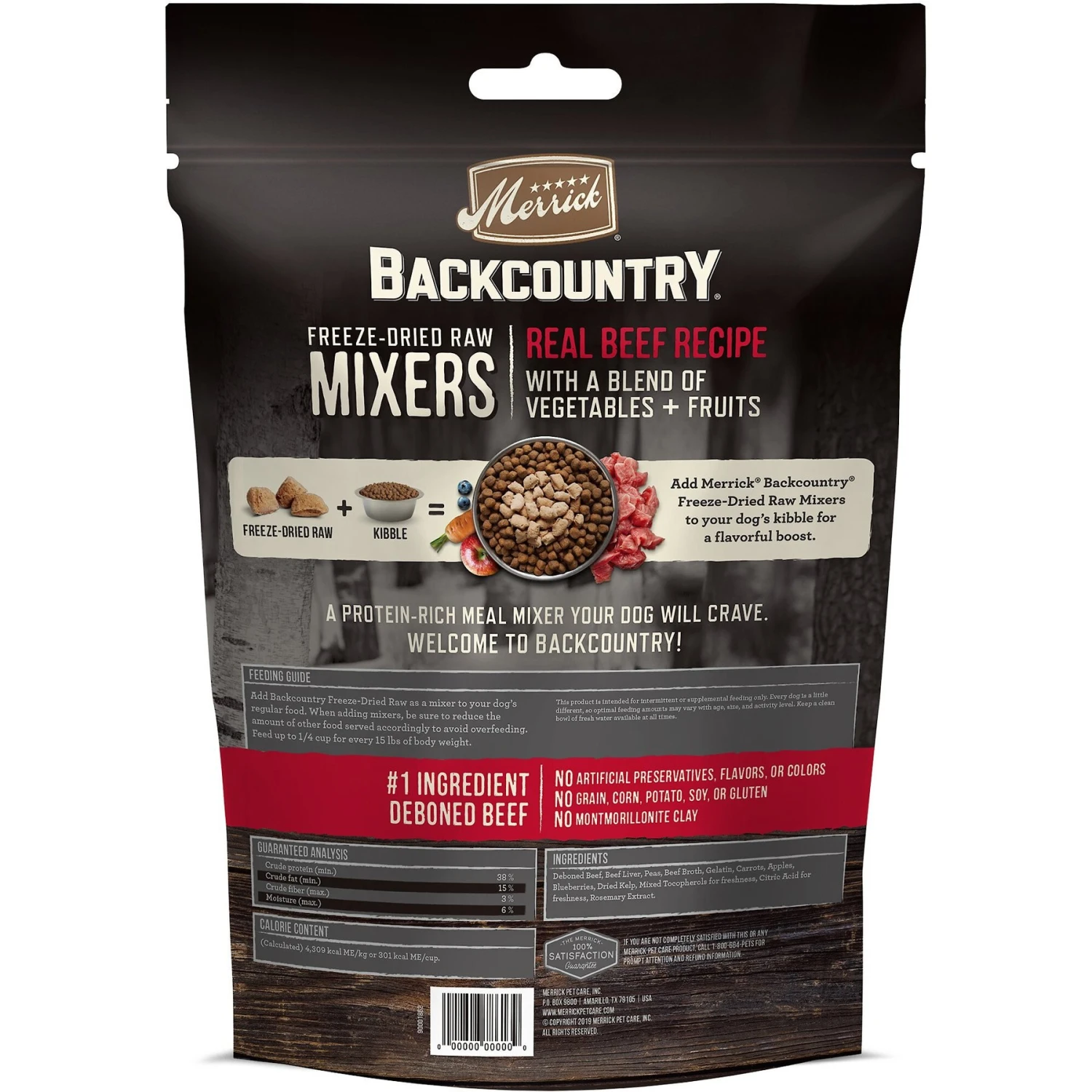 Merrick Backcountry Freeze-Dried Raw Real Beef Recipe Grain-Free Freeze-Dried Dog Food 2 Merrick Backcountry Freeze-Dried Raw Real Beef Recipe Grain-Free Freeze-Dried Dog Food - Image 2