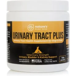 Nature's Pure Edge Urinary Tract Plus Dog & Cat Supplement, 3.52-oz Jar