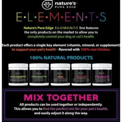 Nature's Pure Edge Glucosamine Chicken Flavored Dog & Cat Supplement, 6-oz Jar -Pet Wellness 214962 PT5. AC SS1800 V1576857859