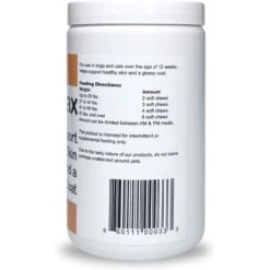 Waggedy Omega Max Joint & Skin Health Chews Supplement For Dogs, 60 Count -Pet Wellness 215836 PT2. AC SS1800 V1588194371