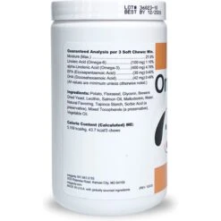 Waggedy Omega Max Joint & Skin Health Chews Supplement For Dogs, 60 Count -Pet Wellness 215836 PT3. AC SS1800 V1588194373