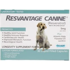 Resvantage Canine Longevity Dog Supplement 5 Resvantage Canine Longevity Dog Supplement -Pet Wellness 216022 PT2. AC SS1800 V1581459811