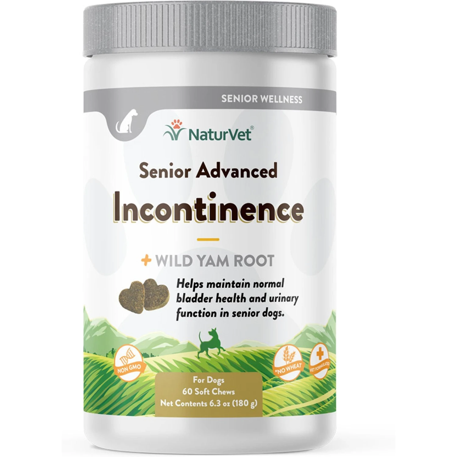 NaturVet Senior Advanced Incontinence With Non-GMO Ingredients Dog Supplement 1 NaturVet Senior Advanced Incontinence With Non-GMO Ingredients Dog Supplement