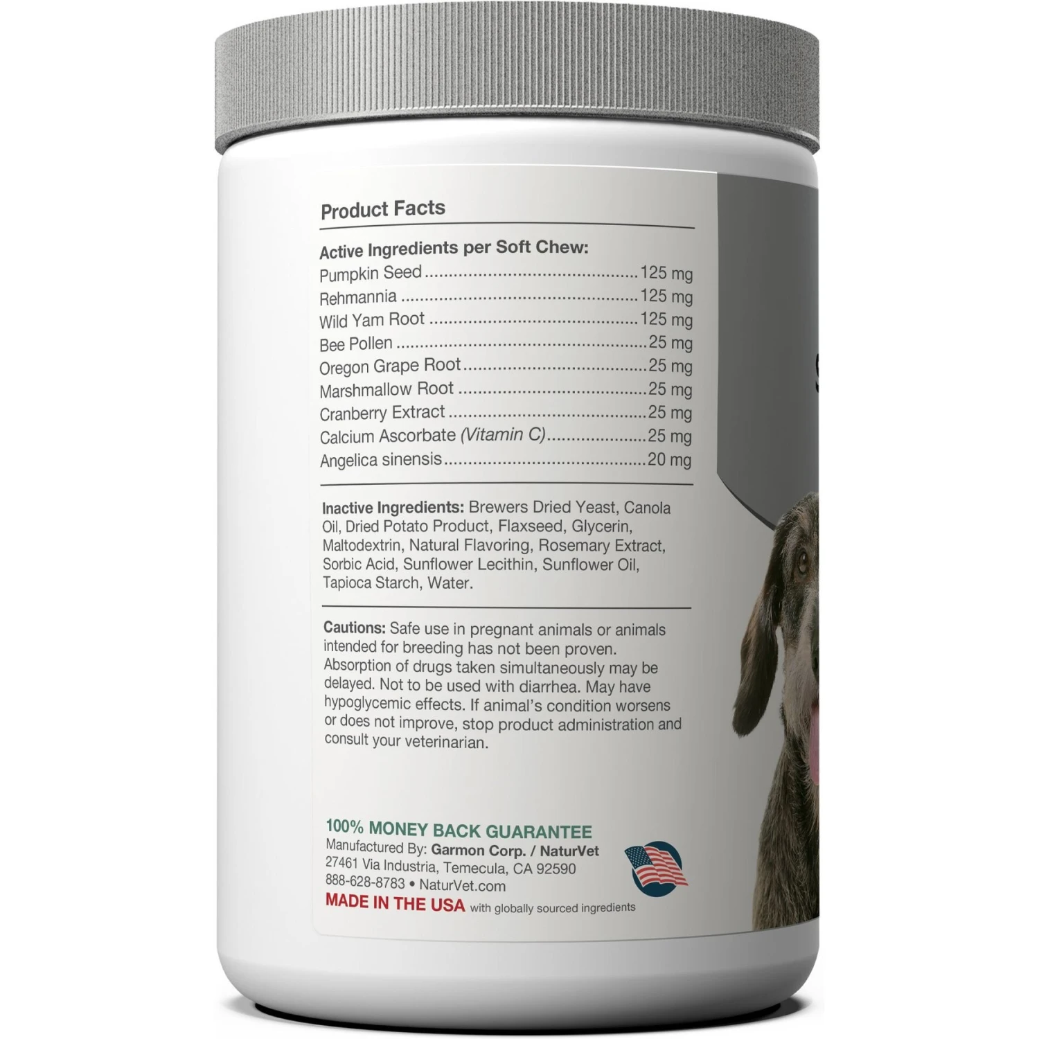 NaturVet Senior Advanced Incontinence With Non-GMO Ingredients Dog Supplement 2 NaturVet Senior Advanced Incontinence With Non-GMO Ingredients Dog Supplement - Image 2
