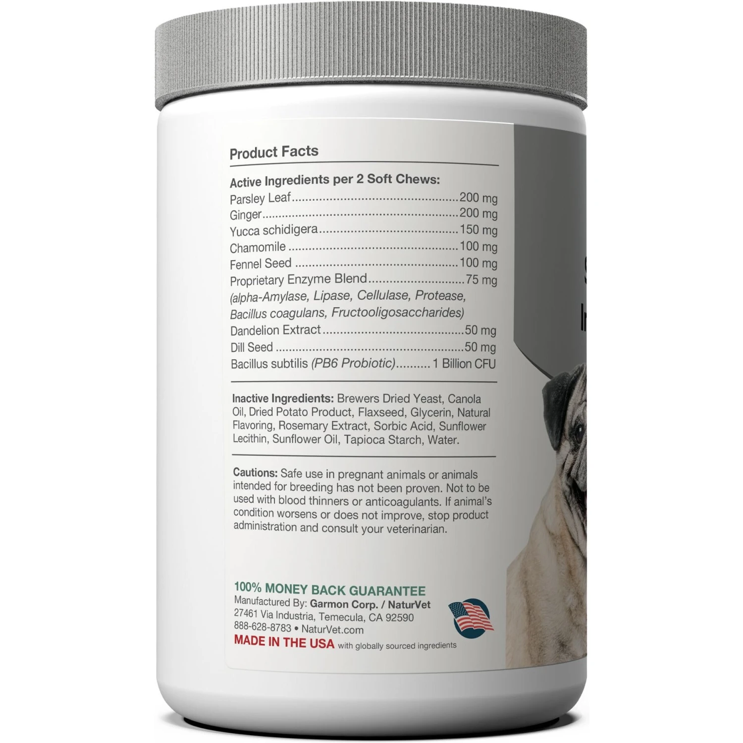 NaturVet Senior Advanced Intestinal Support With Non-GMO Ingredients Dog Supplement 2 NaturVet Senior Advanced Intestinal Support With Non-GMO Ingredients Dog Supplement - Image 2