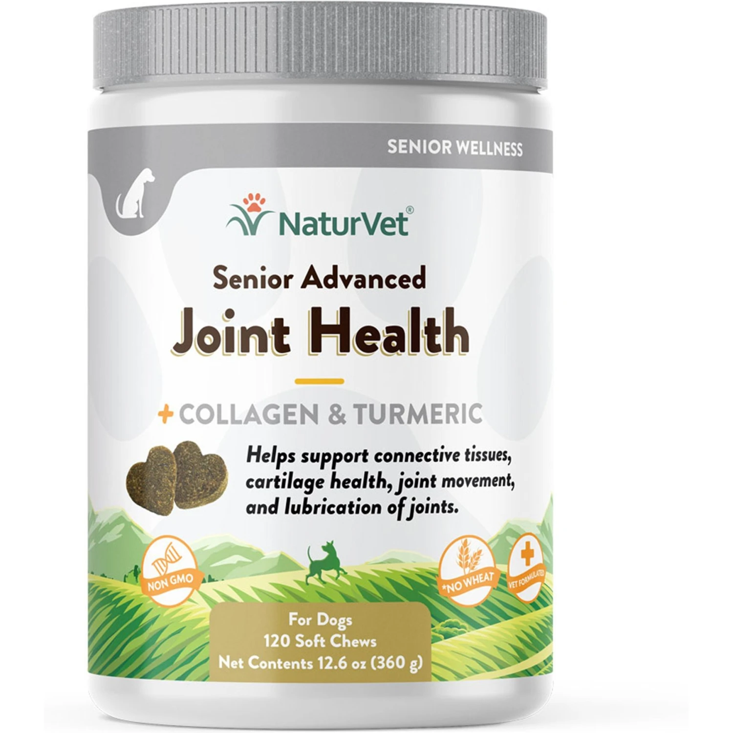NaturVet Senior Advanced Joint Health Glucosamine, MSM, Chondroition & Collagen Dog Supplement 1 NaturVet Senior Advanced Joint Health Glucosamine, MSM, Chondroition & Collagen Dog Supplement