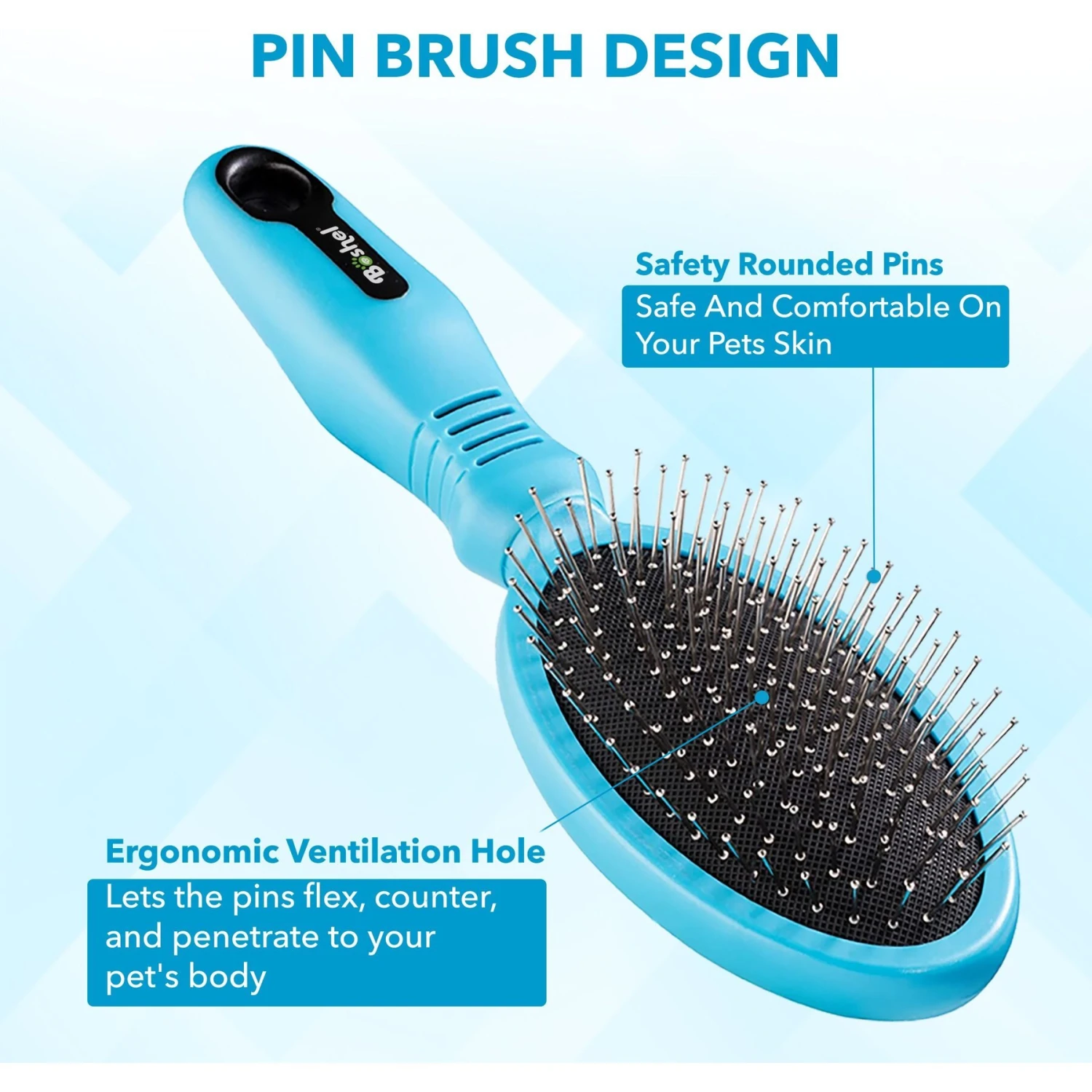 Boshel 2-in-1 Dog Brush & Hair Remover 3 Boshel 2-in-1 Dog Brush & Hair Remover - Image 3