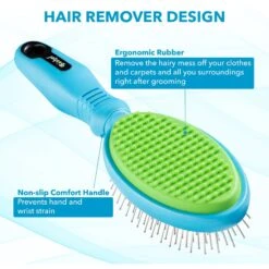 Boshel 2-in-1 Dog Brush & Hair Remover 12 Boshel 2-in-1 Dog Brush & Hair Remover -Pet Wellness 216779 PT3. AC SS1800 V1579199590