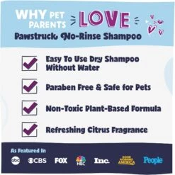 Pawstruck No-Rinse Dog, Cat & Horse Shampoo, 16-oz Bottle 7 Pawstruck No-Rinse Dog, Cat & Horse Shampoo, 16-oz Bottle -Pet Wellness 217528 PT2. AC SS1800 V1580828884