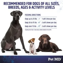 Pet MD Multivitamin Immune Booster Dog Supplement, 60 Count -Pet Wellness 217830 PT5. AC SS1800 V1659886828