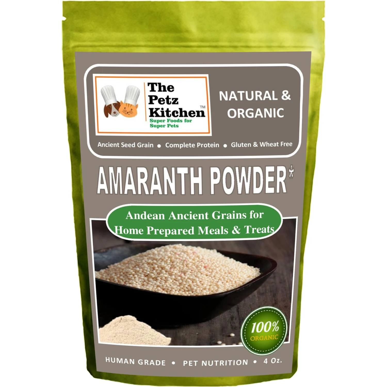 The Petz Kitchen Amaranth Powder Dog & Cat Supplement 1 The Petz Kitchen Amaranth Powder Dog & Cat Supplement