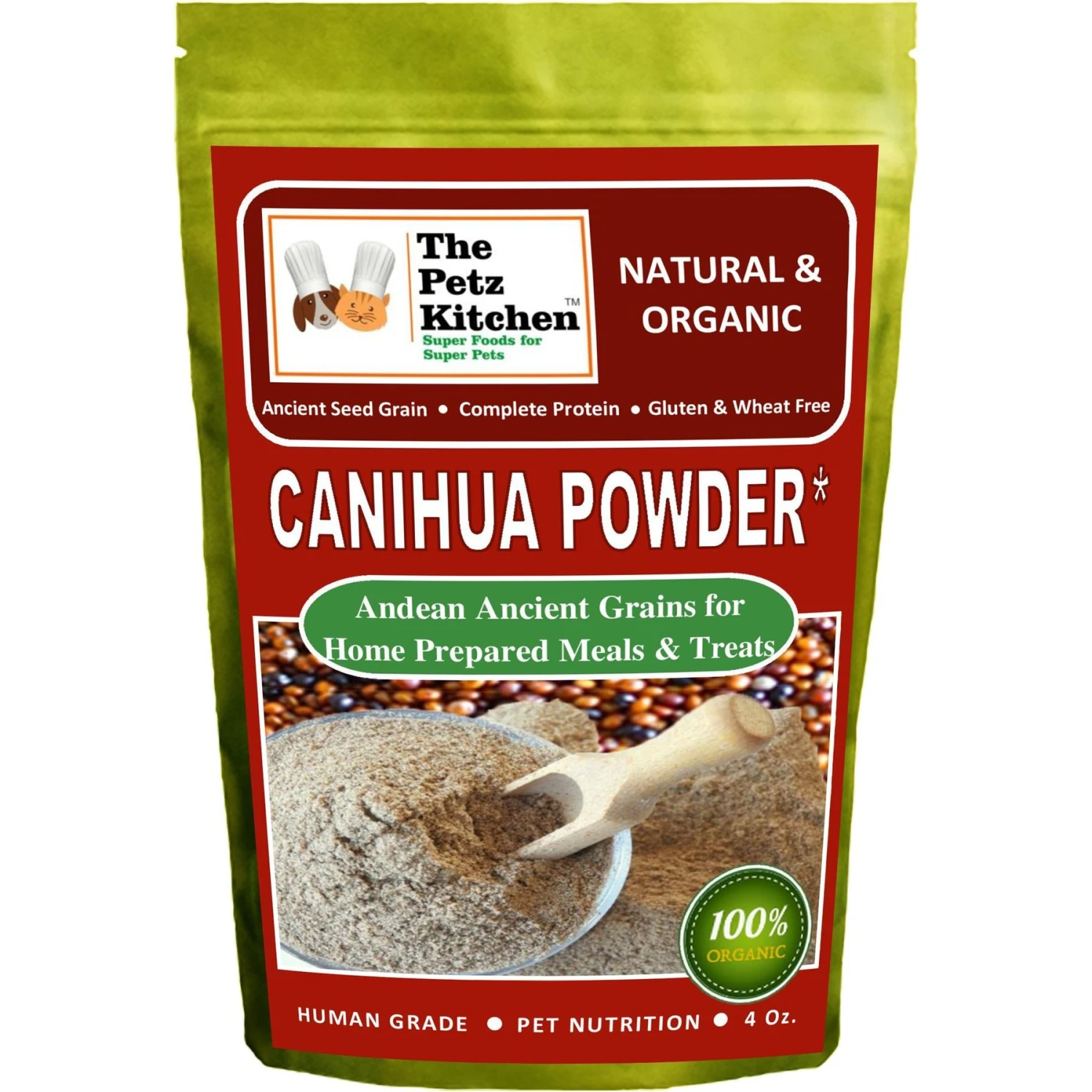 The Petz Kitchen Canihua Seeds Dog & Cat Supplement 1 The Petz Kitchen Canihua Seeds Dog & Cat Supplement