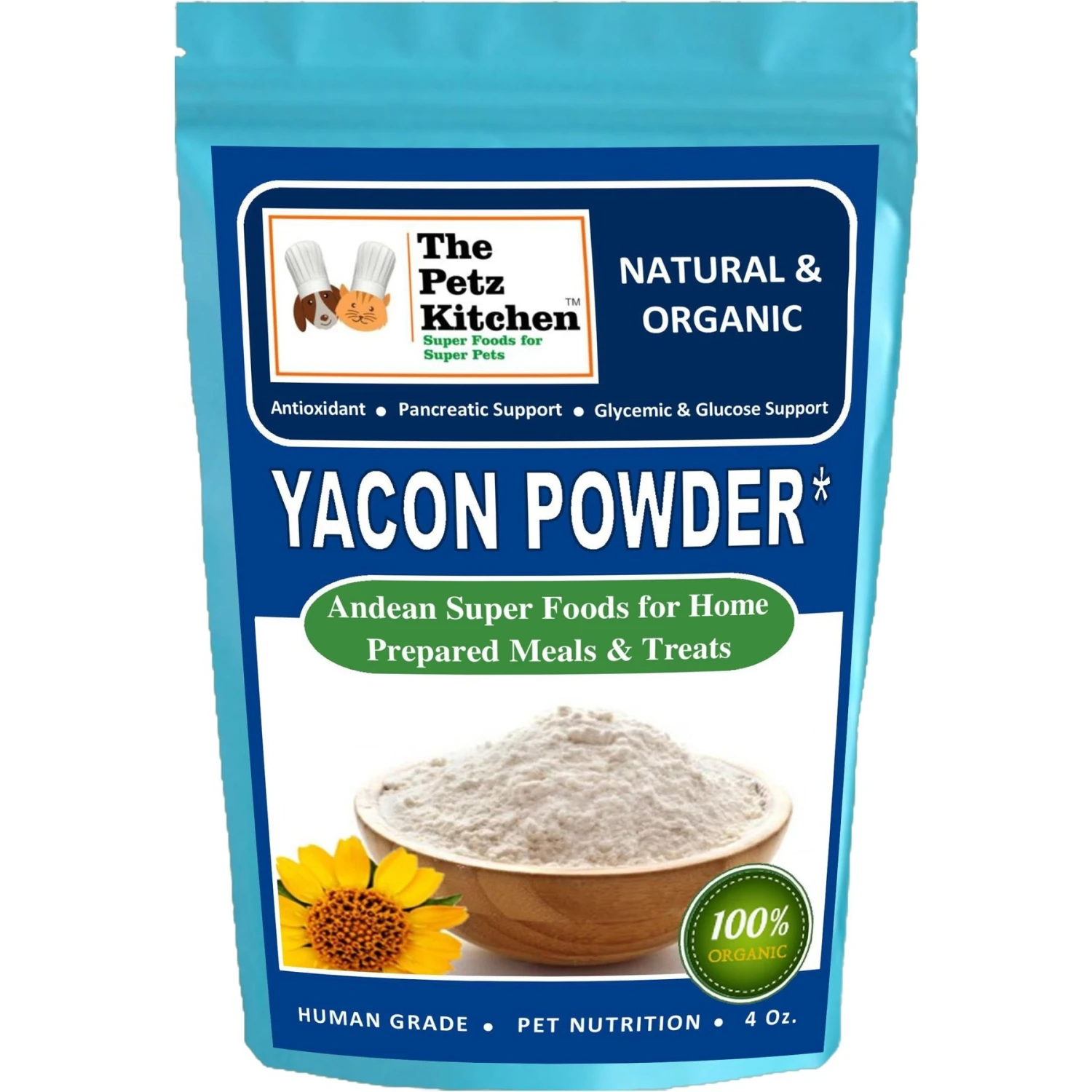 The Petz Kitchen Yacon Powder Dog & Cat Supplement 1 The Petz Kitchen Yacon Powder Dog & Cat Supplement