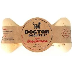 Dogtor Doolittle Poochie Poo Natural Solid Dog Shampoo Bar, 3-oz Bar