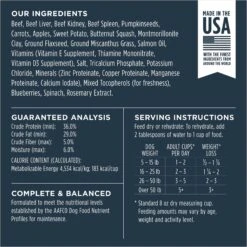Instinct Freeze-Dried Raw Meals Real Beef Recipe Grain-Free Dog Food -Pet Wellness 219420 PT7. AC SS1800 V1690814074