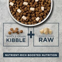 Instinct Raw Boost Puppy Whole Grain Real Chicken & Brown Rice Recipe Freeze-Dried Raw Coated Dry Dog Food -Pet Wellness 219423 PT2. AC SS1800 V1663711495