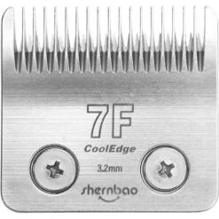 Shernbao 7FCoolEdge Blade Dog Grooming Clippers, Silver
