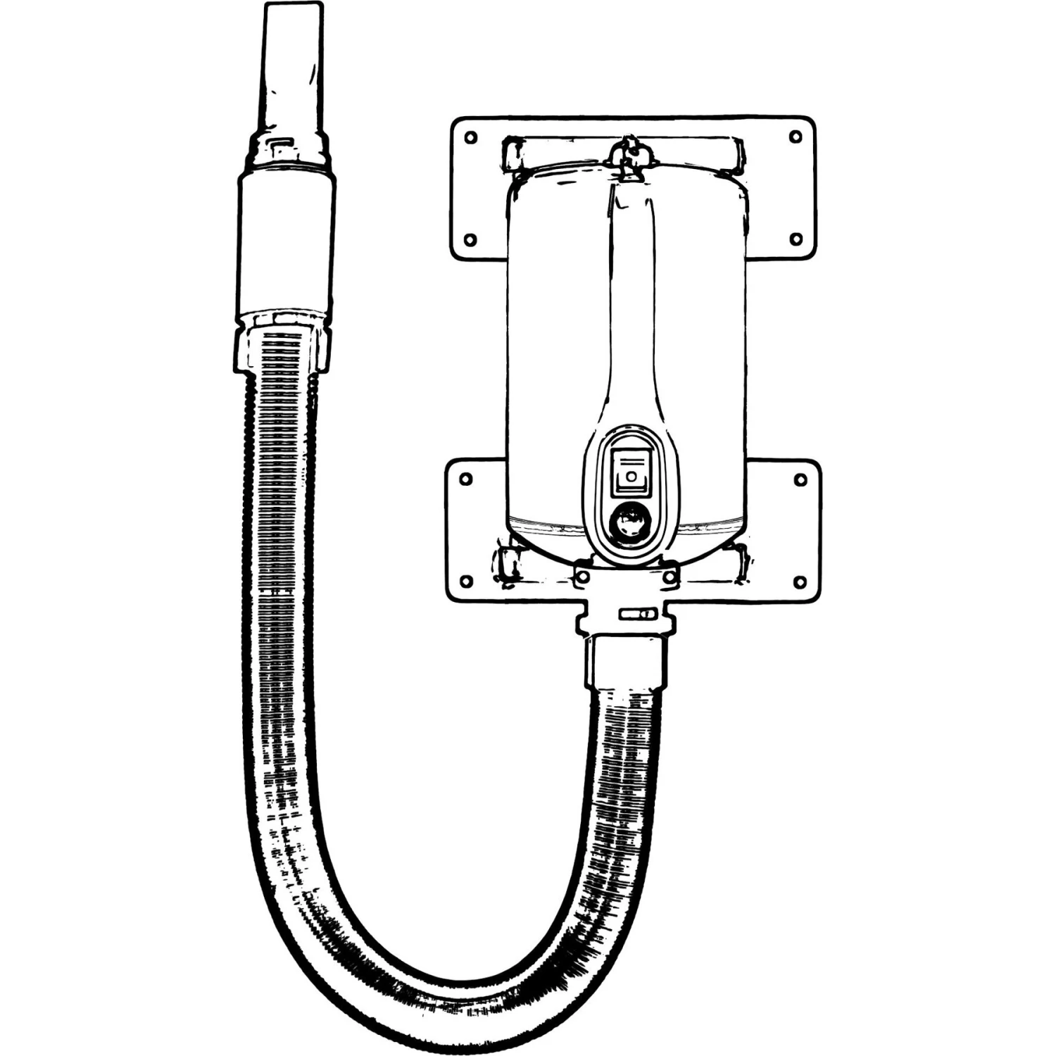 Shernbao FDW-03 Dog Grooming Dryer Wall Mount, White 4 Shernbao FDW-03 Dog Grooming Dryer Wall Mount, White - Image 4