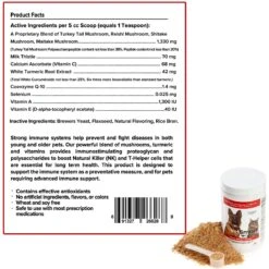 VetSmart Formulas Critical Immune Defense Mushroom & Turmeric Compound Dog & Cat Supplement, 6.3-oz Bottle -Pet Wellness 221393 PT3. AC SS1800 V1652831253