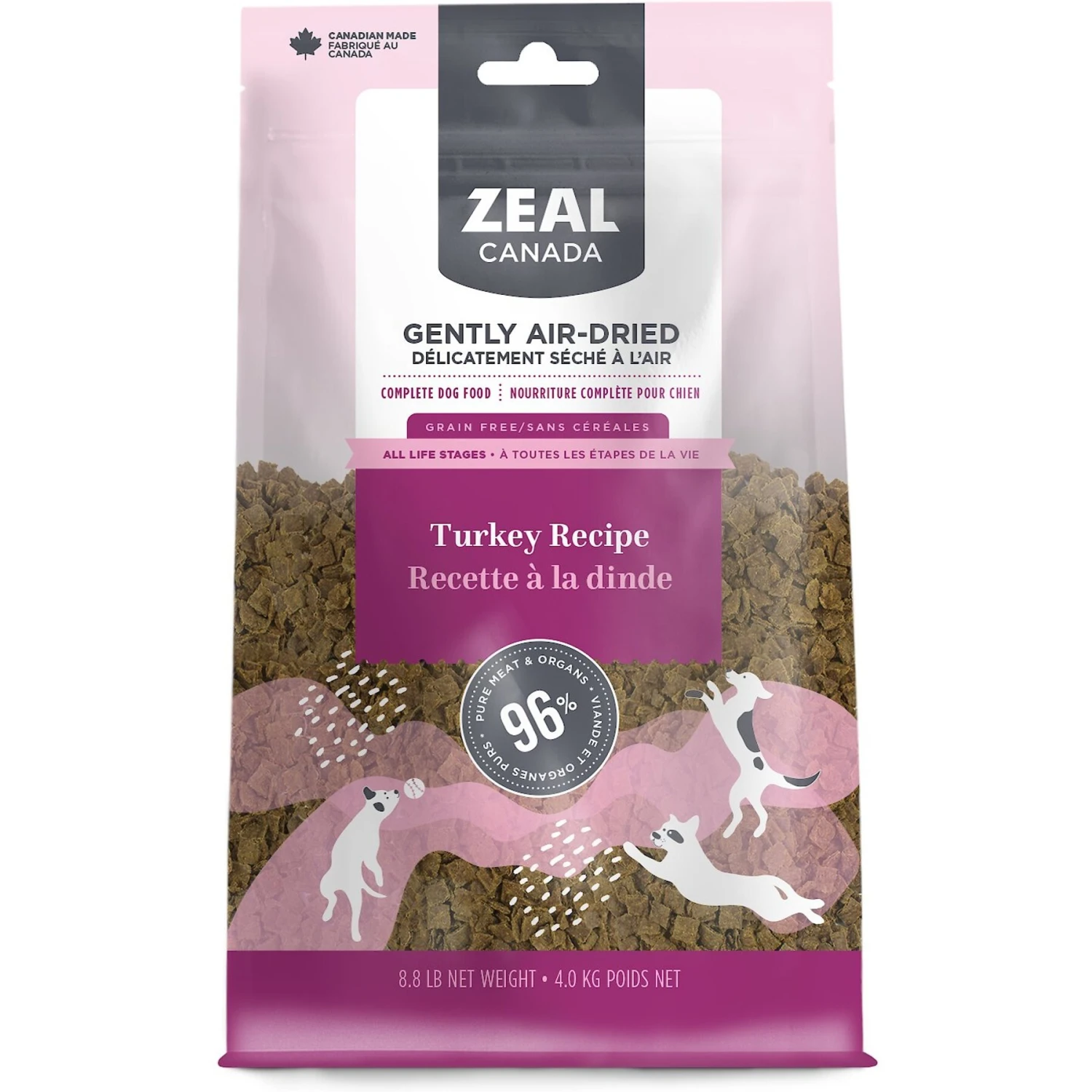 Zeal Canada Gently Turkey Recipe Grain-Free Air-Dried Dog Food 1 Zeal Canada Gently Turkey Recipe Grain-Free Air-Dried Dog Food