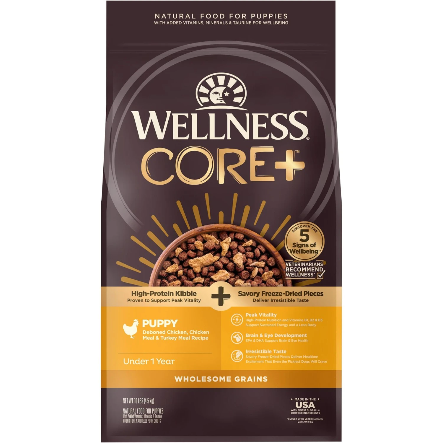 Wellness CORE RawRev Wholesome Grains Puppy Recipe High Protein Dry Dog Food 1 Wellness CORE RawRev Wholesome Grains Puppy Recipe High Protein Dry Dog Food