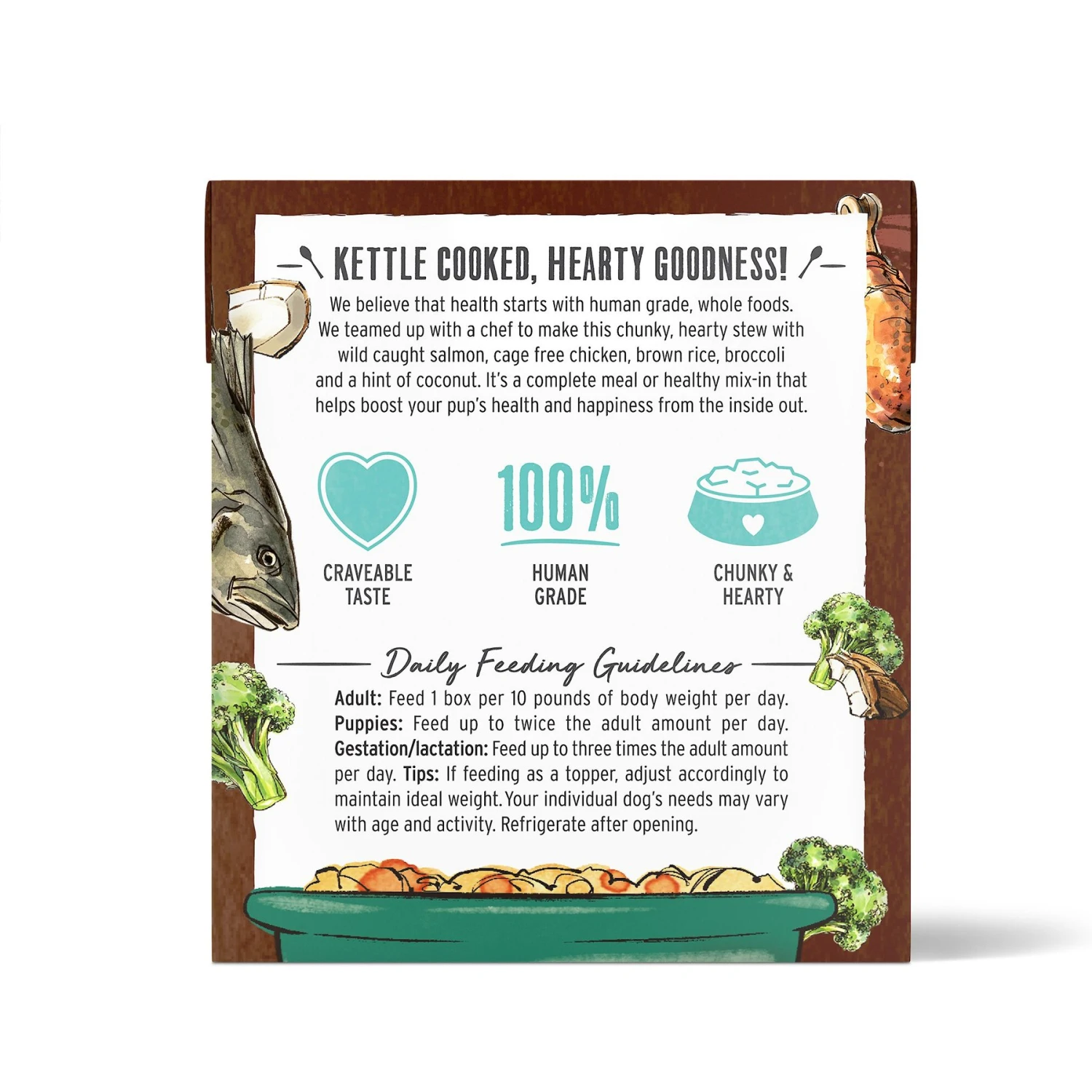 The Honest Kitchen One Pot Stew Simmered Salmon & Chicken Stew Wet Dog Food, 10.5-oz, Case Of 6 2 The Honest Kitchen One Pot Stew Simmered Salmon & Chicken Stew Wet Dog Food, 10.5-oz, Case Of 6 - Image 2