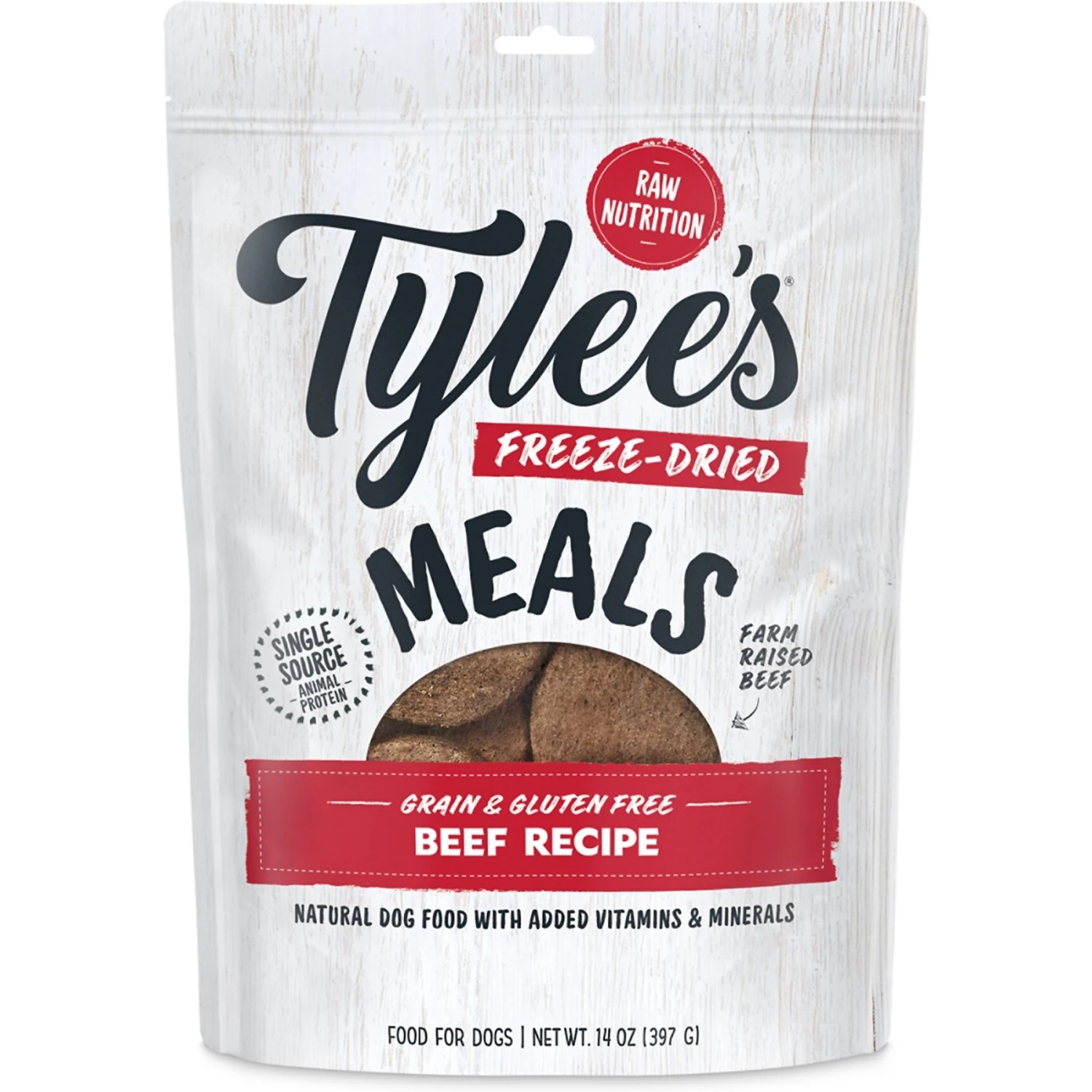 Tylee's Freeze-Dried Meals For Dogs, Beef Recipe 1 Tylee's Freeze-Dried Meals For Dogs, Beef Recipe