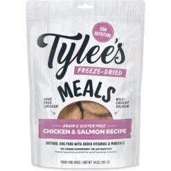 Tylee's Freeze-Dried Meals For Dogs, Chicken & Salmon Recipe