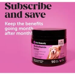 PetHonesty Duck Flavored Soft Chews Multivitamin For Senior Dogs 15 PetHonesty Duck Flavored Soft Chews Multivitamin For Senior Dogs -Pet Wellness 223358 PT7. AC SS1800 V1703798418