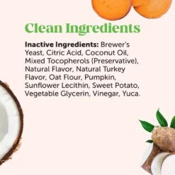 PetHonesty Grass Green Turkey Flavored Soft Chews Digestive Supplement For Dogs -Pet Wellness 223366 PT3. AC SS1800 V1701186300