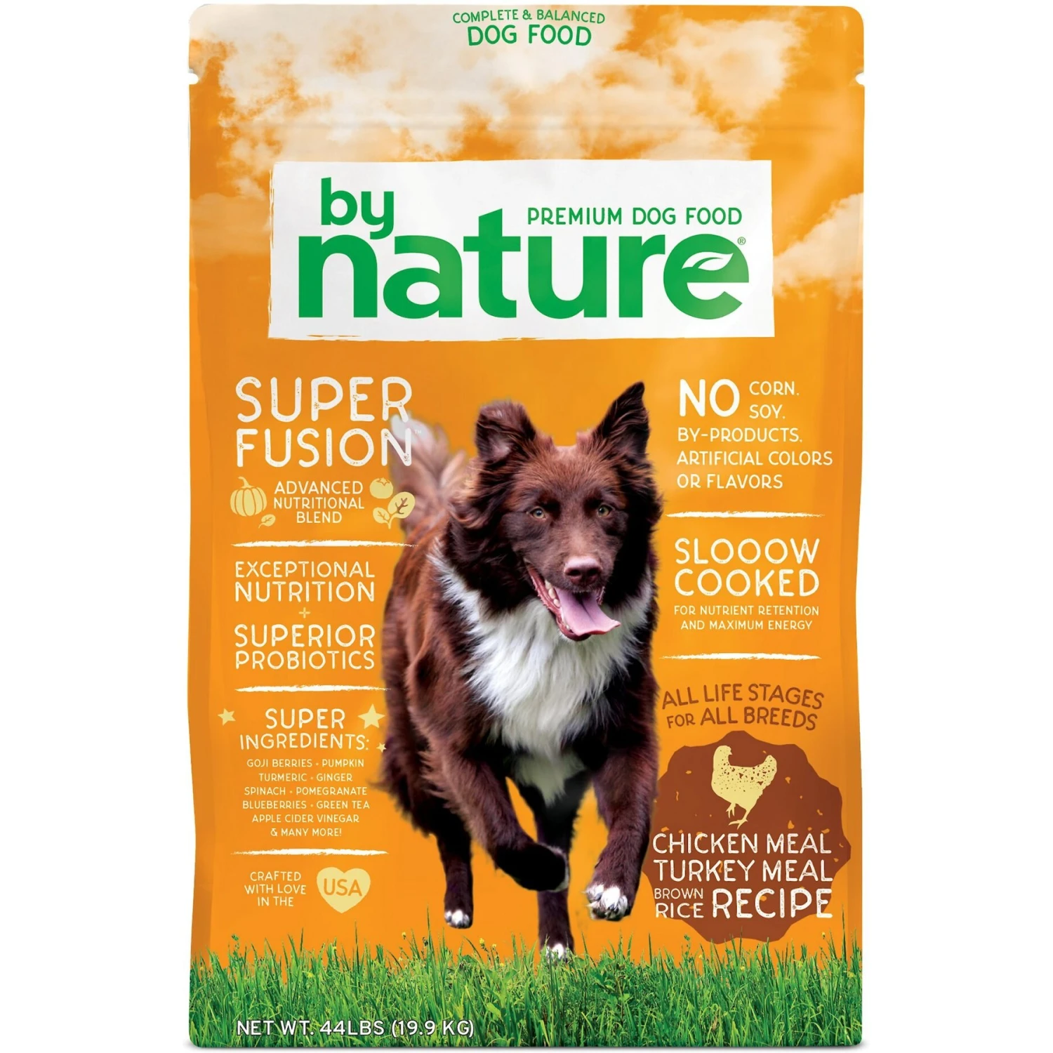 By Nature Pet Foods Chicken Meal & Turkey Meal With Brown Rice Recipe Dry Dog Food, 44-lb Bag 1 By Nature Pet Foods Chicken Meal & Turkey Meal With Brown Rice Recipe Dry Dog Food, 44-lb Bag