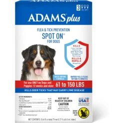 Adams® Adams Flea & Tick Spot Treatment For Dogs, 61-150 Lbs