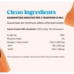 PetHonesty Wild Alaskan Salmon Oil Liquid Supplement For Dogs & Cats -Pet Wellness 224518 PT2. AC SS1800 V1676472477