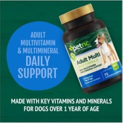 PetNC Natural Care Adult Multi Daily Formula Dog Supplement, 75 Count -Pet Wellness 227186 PT5. AC SS1800 V1617060693