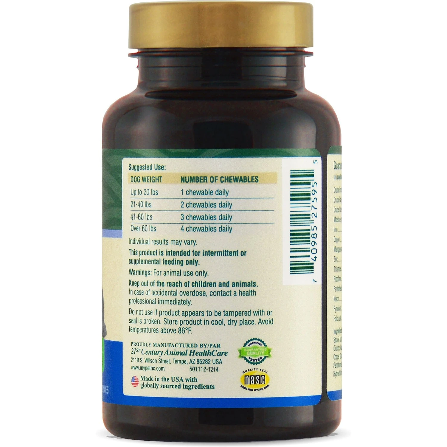 PetNC Natural Care Senior Multi Daily Formula Dog Supplement, 60 Count 2 PetNC Natural Care Senior Multi Daily Formula Dog Supplement, 60 Count - Image 2