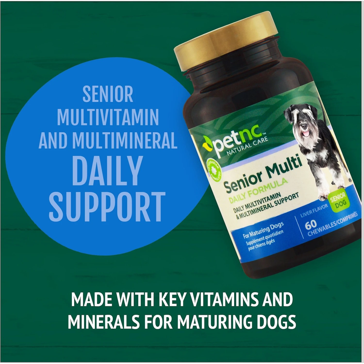 PetNC Natural Care Senior Multi Daily Formula Dog Supplement, 60 Count 6 PetNC Natural Care Senior Multi Daily Formula Dog Supplement, 60 Count - Image 6