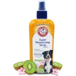 ARM & HAMMER PRODUCTS Kiwi Blossom Super Deodorizing Dog Spray, 8-oz Bottle