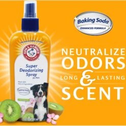 ARM & HAMMER PRODUCTS Kiwi Blossom Super Deodorizing Dog Spray, 8-oz Bottle 7 ARM & HAMMER PRODUCTS Kiwi Blossom Super Deodorizing Dog Spray, 8-oz Bottle -Pet Wellness 227887 PT2. AC SS1800 V1584976856